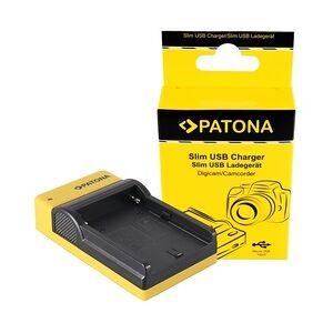 PATONA Slim Micro-USB Ladegerät f. Sony NP-F970 NP-F960 NP-F950 DCR-VX2100 HDR-FX1