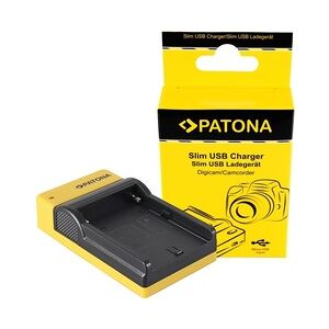 PATONA Slim Micro-USB Ladegerät f. Sony NP-F970 NP-F960 NP-F950 DCR-VX2100 HDR-FX1