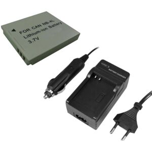 Trade-shop - angebot im set: Kamera Li-Ion Akku 850mAh + Akku Ladegerät mit Kfz Adapter ersetzt NB-4L NB-4LH für canon ixy digital 40 50 55 55