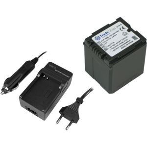 Trade-shop - angebot im set: Kamera Li-Ion Akku 2800mAh + Ladegerät mit Kfz Adapter für Panasonic hdc HS300 HS700 HS3000 HS100GK HS250 DX-1 DX-3