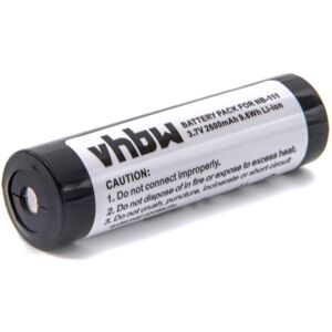 1x Akku Ersatz für NB111, AD-MS10BT, NB-111 für tragbaren Mini Disk dv (2600 mAh, 3,7 v, Li-Ion) - Vhbw