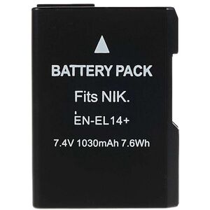 MTK EN-EL14+Li-ion batteri til Nikon D3000 D3100 D3200 D3300 D3400 osv