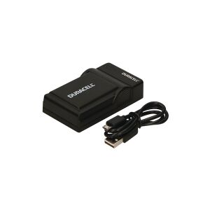 PSA Duracell - USB-batterioplader - sort - for Nikon D3200, D5100, D5200, D5300, D5500, D5600, Df  Coolpix P7000, P7100, P7700, P7800