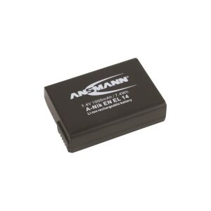 ANSMANN-ENERGY ANSMANN A-Nik EN EL 14 - Batteri - Li-Ion - 1000 mAh - for Nikon D3200, D5100, D5200, D5300, D5500, D5600, Df  Coolpix P7000, P7100, P7700, P7800