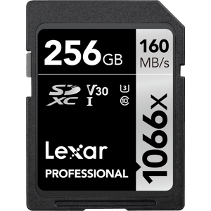 Lexar Professional 1066x Sdhc/sdxc Kort - R160/w70 - 256 Gb