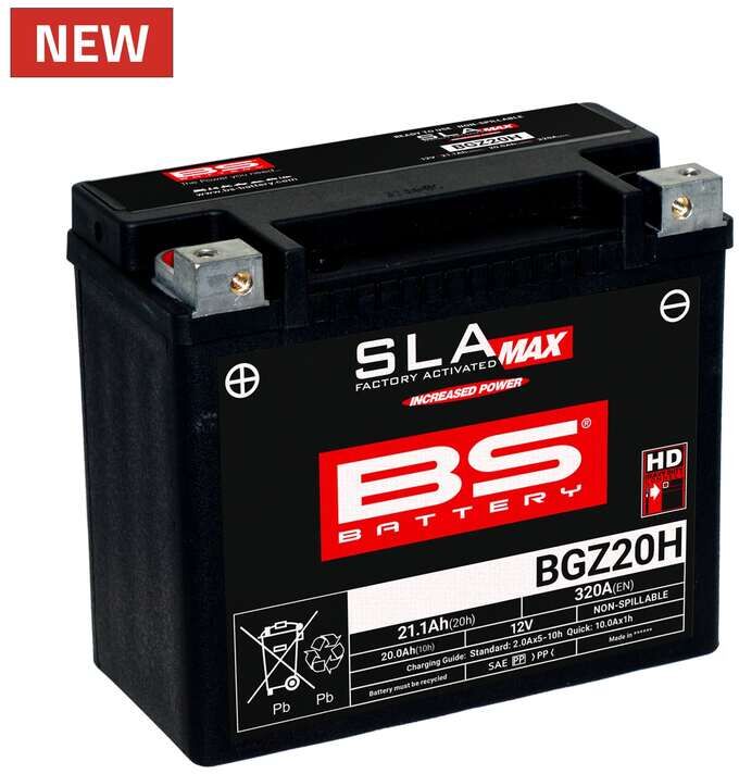 BS Battery Batería SLA Max Libre de Mantenimiento Activada de Fábrica - BGZ20H -