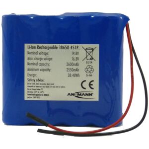 Ansmann - Batterie 4S1P - Li-Ion -14.8V - 2600mAh - Publicité