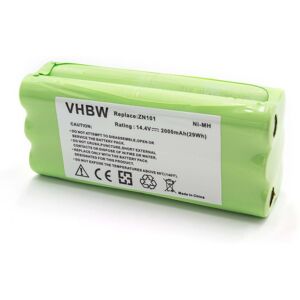 vhbw NiMH batterie 2000mAh (14.4V) pour robot aspirateur Home Cleaner robots domestiques Ecovacs Dibea K6, L6, ZN101 - Publicité