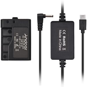 Andoer – câble USB type-c PD vers batterie factice DR-E10, coupleur cc LP-E10 de remplacement pour Canon EOS - Publicité