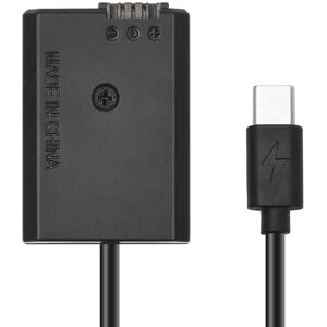 Andoer NP-FW50 Batterie factice Adaptateur de coupleur USB-C avec remplacement du câble d’alimentation à ressort USB Type-C - Publicité