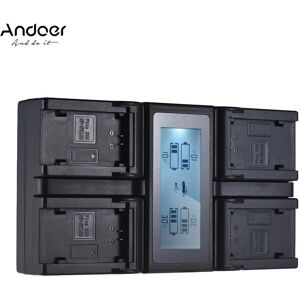 Andoer Chargeur de batterie pour appareil photo numérique LCD à 4 canaux NP-FZ100, pour Sony A7III A9 A7RIII - Publicité