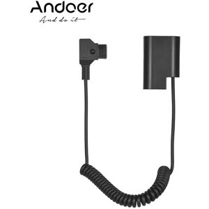 Andoer V-mount / Anton Bauer D-Tap vers DMW-DCC12 Adaptateur de batterie factice pour câble de coupleur CC - Publicité