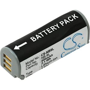 akku-net OTB Batterie pour Canon NB-9L Li-ION Noir - Publicité