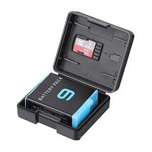 N//B Boîte de Rangement de Batterie en Plastique Compatible pour GoPro 9, étui de Protection de Batterie de Caméra de Sport - Publicité