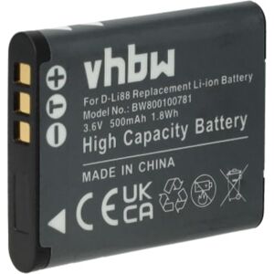 vhbw Batterie LI-ION pour PANASONIC HX-DC10, HX-WA10, HX-DC1 remplace VW-VBX070, VW-VBX070E - Publicité