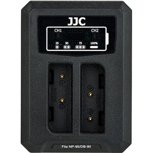 JJC Chargeur USB pour DCH-NP95 (Fuji NP-95 / Ricoh DB-90)