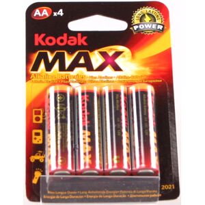 Kodak Piles Max Alcalines LR6 (Blister de 4) - Publicité