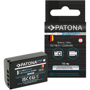 PATONA 1372 Batterie Platinium avec Entree USB-C Olympus BLX-1