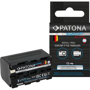 PATONA 1376 Batterie Platinium avec Entree USB-C Sony NP-F75