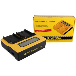 PATONA Chargeur Double LCD USB pour Pentax D-LI90