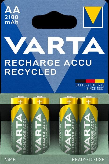 Varta Aa (stilo) Recharge Accu Recycled X4 (2.100 Mah)