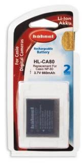 Hahnel Bateria P/câmara Hl-ca80 Casio - Hahnel