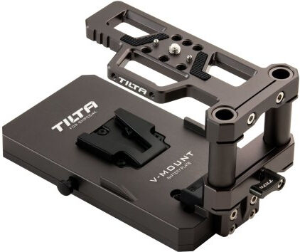 TILTA Baseplate V-Mount para BMPCC 4K Cinza