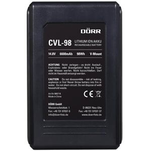 Dörr CVL-98 V-Mount batteri med LED Indikator 14.4v 6600mAh (98Wh)