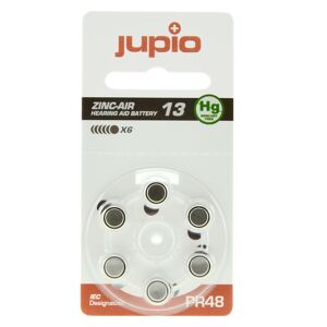 34st Pack Jupio hörapparatsbatteri 13 Orange 204st batterier UTGÅNGET DATUM