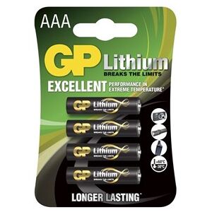 GP AAA Litium batteri 1.5V, 24LF-2U4, 4-pack