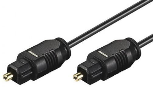 Techly Cavo audio ottico digitale Toslink (SPDIF) 2m diametro 2.2 mm