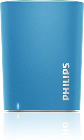 Philips Diffusore Bluetooth  Bt100A con Microfono Azzurro