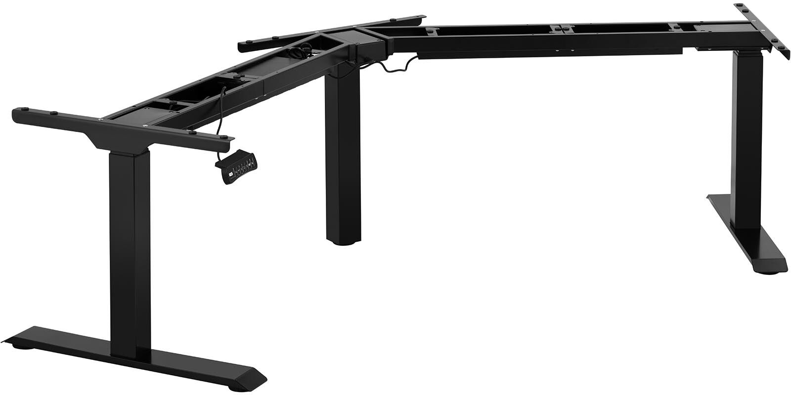 Fromm & Starck Adjustable Corner Desk Frame - Height: 60-125 cm - Width left/right: 116-186 cm - Angle: 120° - 150 kg