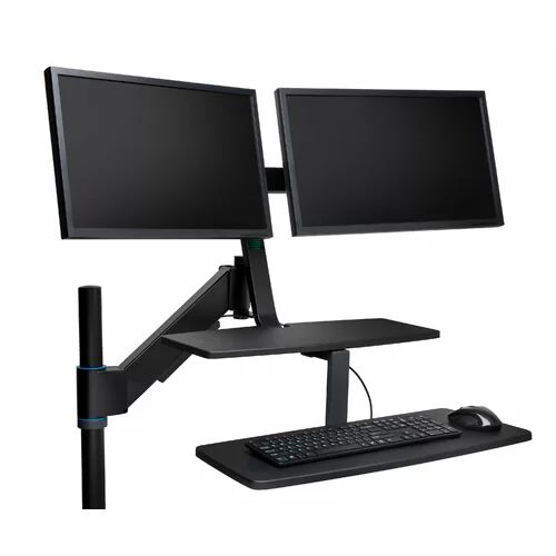 Kensington Dual Fixed Universal Desktop Mount for 20"-27" Flat Panel Screens Kensington  - Size: