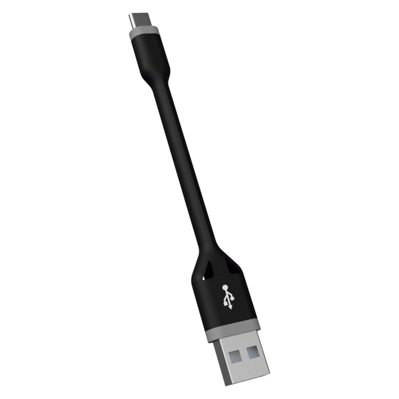 Ksix cable usb c a usb a usb 10cm negro