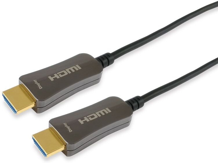 Equip cable hdmi activo óptico hdmi 2.0 4k 100m