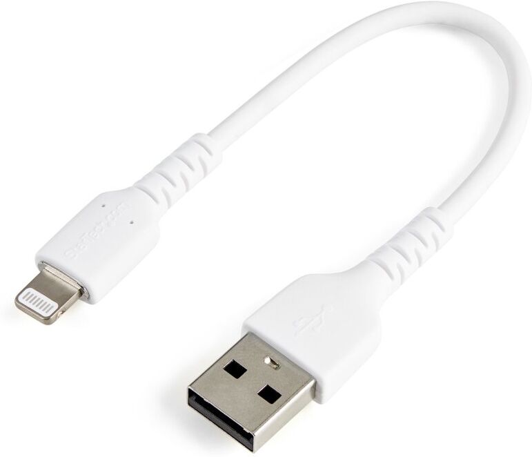 Startech cable usb a lightning 15cm blanco