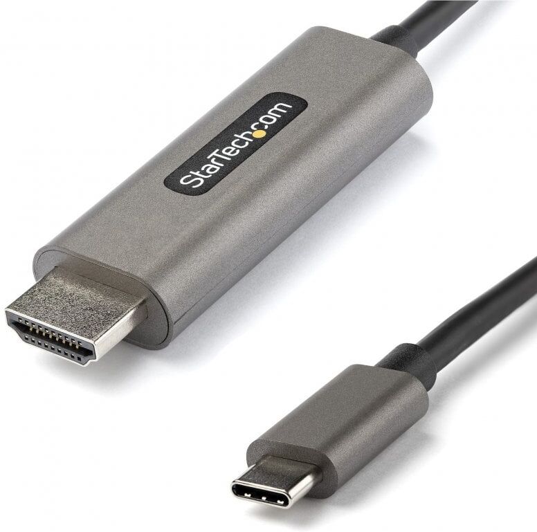 Startech cable adaptador usb-c a hdmi 4k macho/macho 2m gris/negro