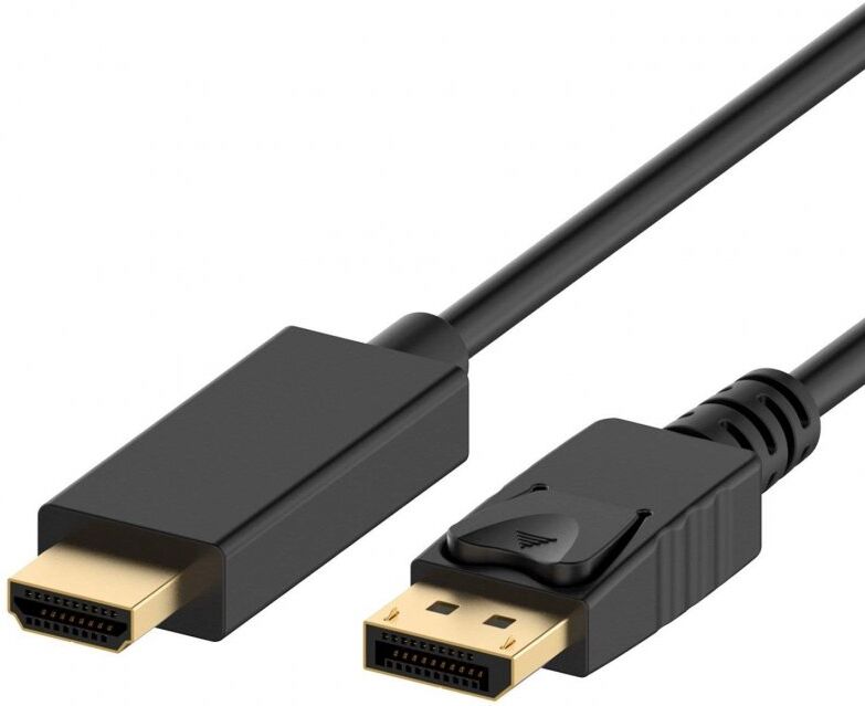 Ewent cable adaptador displayport v1.2 a hdmi macho/macho 1m negro