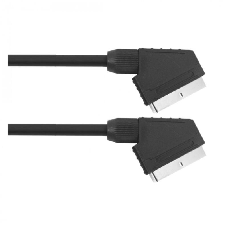 Silverht cable euroconector a/v 1.5m negro