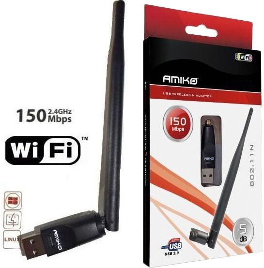 Amiko Pen Wireless 5db 150mbps - Amiko