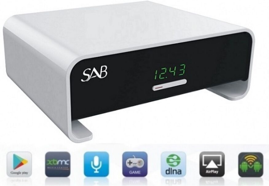 Sab Receptor Satélite Full Hd Ethernet (smart Box Android) Branco - Sab