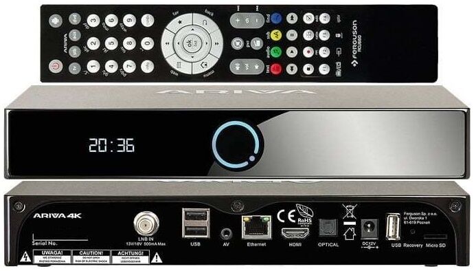 Ferguson Receptor Satélite Dvb-s2 Ultrahd 4k Android 5.1 Kodi Wi-fi Dual Ethernet - Fergunson