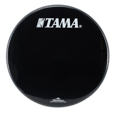 Tama 22"" Resonant Bass Drum Black Black with white Tama logo