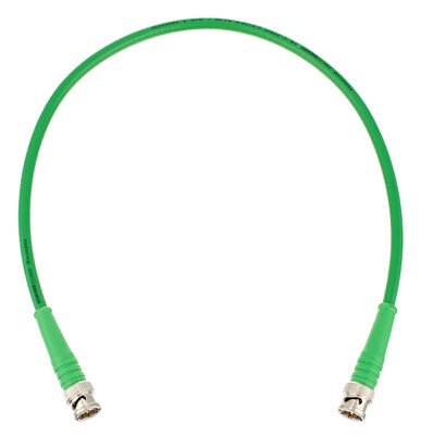 Sommer Cable BNC Cable 75 Ohms 0,5m green