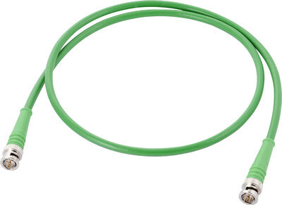 Sommer Cable BNC Cable 75 Ohms 1m green