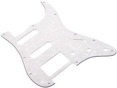 Harley Benton Parts Pickguard HSS WP White pearl