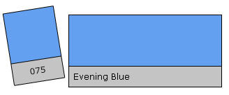 Lee Filter Roll 075 Evening Blue Evening Blue