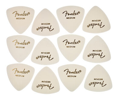 Fender Triangle Picks WH Set Medium White