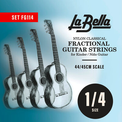 La Bella FG114 1/4 Guitar Nylon